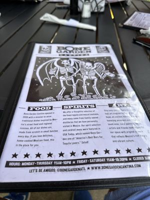 Menu photo 5 Bone Garden Cantina Atlanta, GA Menu photo 5 Bone Garden Cantina Atlanta, GA
