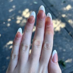 Amazing Nails & Spa - left paint all over my fingers extremely messy backs while cleaning it up she dragged the paint down and left it on leaving a streak.