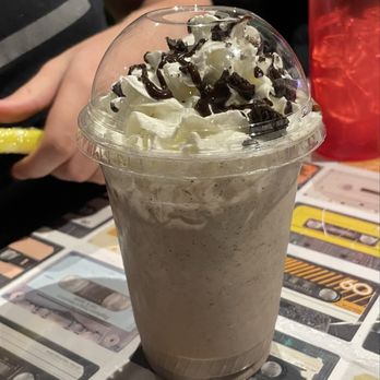 Flashback Pizza and Milkshakes - The Depeche Mode milkshake (very good) - Pizza Near Me - Rogers, Arkansas