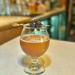 Bettolino Kitchen - FIG LOVES BOURBON Four Roses small batch bourbon, fig puree, balsamic, orange bitters