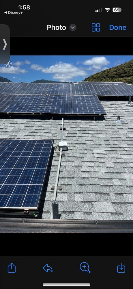 Slide of J&E ROOFING