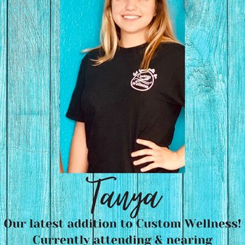 Custom Wellness - Meet our newest team member Tanya! - Massage Therapy Near Me - Grand Terrace, California