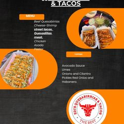 Edi’s Quesabirrias and Tacos - Menú.