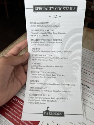 Menu photo 7 Farmhouse Restaurant Newtown, CT