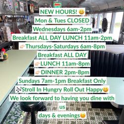 Hanna's Diner - New Hours