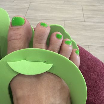 Michele Nails - Pedicure! Getting ready for St. Patrick's Day! - Nail Salons Near Me - Garland, Texas