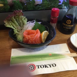 Salmon sashimi Salmon sashimi