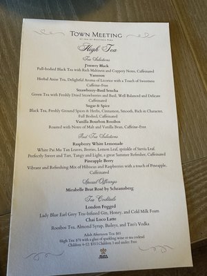 Menu photo 1 Town Meeting Bistro Lexington, MA