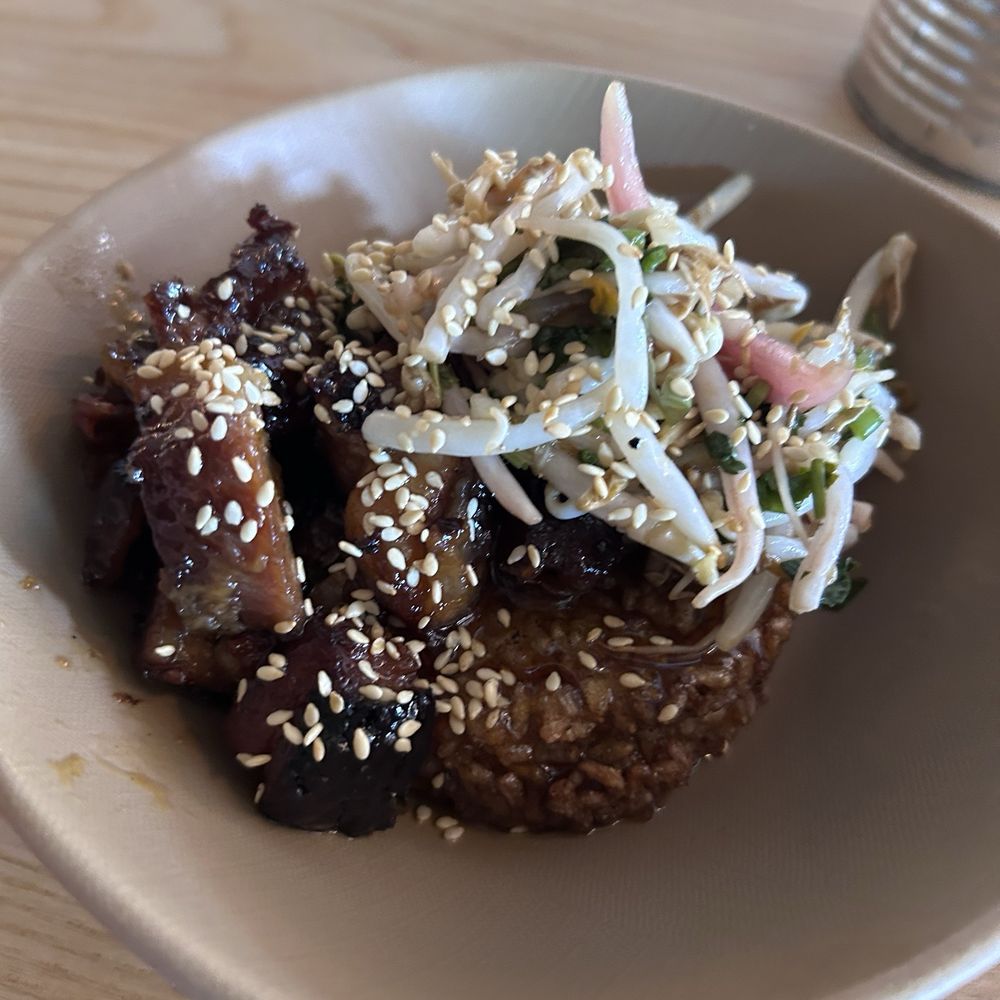 Bartaco - pork belly crispy rice bowl - Tacos Near Me - Denver, Colorado
