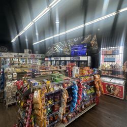 Icecream chips and cold drinks