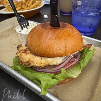 American Grub - Grilled Chicken Sandwich $16 - Burgers Near Me - Tustin, California