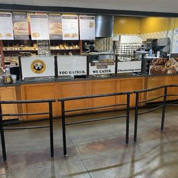 Order area and kitchen