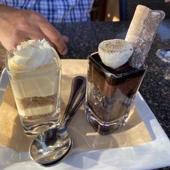 Seasons 52 - Coconut Cream Pie Mini and S'more mini - New American Near Me - Albuquerque, New Mexico