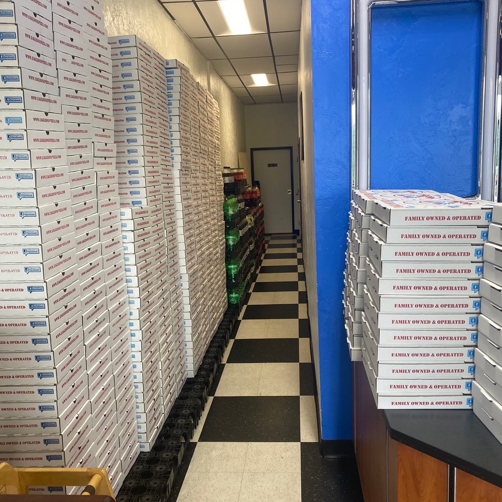 Eagle One Pizza - stacks of pizza stacked on top of each other - Pizza Near Me - Oklahoma City, Oklahoma Eagle One Pizza - stacks of pizza stacked on top of each other - Pizza Near Me - Oklahoma City, Oklahoma