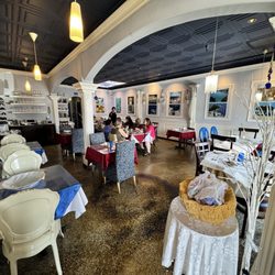 Tastes of Greece - Plenary of seating very European style and super clean too