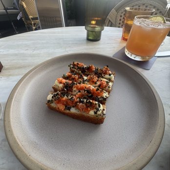 Monte's - Shrimp toast 3/5 - New American Near Me - Montecito, California Monte's - Shrimp toast 3/5 - New American Near Me - Montecito, California