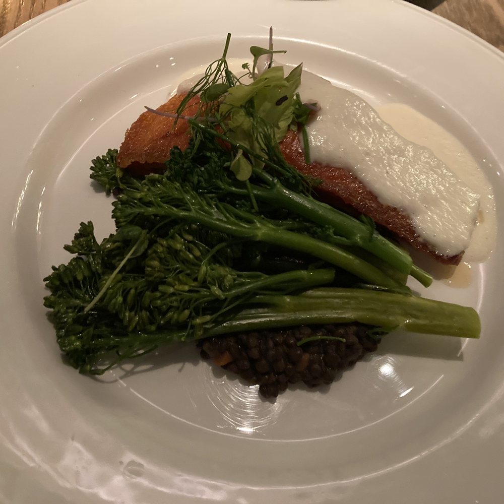 Corinne Denver - Salmon with lentils and broccoli - Breakfast & Brunch Near Me - Denver, Colorado