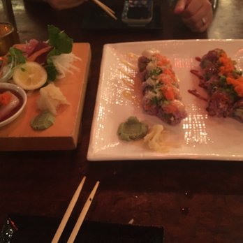 Sushi Pure - Rainbow sashimi, spicy tuna and crab lover roll - Sushi Bars Near Me - Eugene, Oregon Sushi Pure - Rainbow sashimi, spicy tuna and crab lover roll - Sushi Bars Near Me - Eugene, Oregon