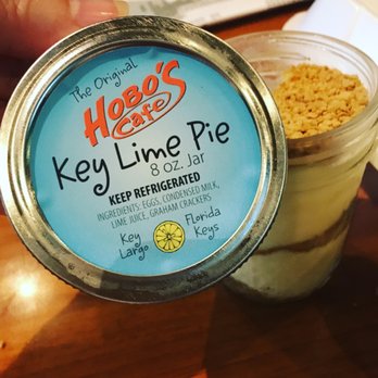 Hobo's Cafe - Key lime pie in a jar! - New American Near Me - Key Largo, Florida