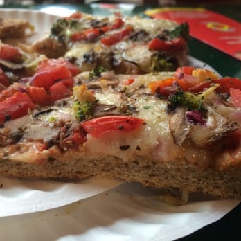 Pizza Rustica Delray - Whole wheat veggie. Notice the lack of sauce and how the crust looks like a piece of thick, stale sliced bread. - Pizza Near Me - Delray Beach, Florida Pizza Rustica Delray - Whole wheat veggie. Notice the lack of sauce and how the crust looks like a piece of thick, stale sliced bread. - Pizza Near Me - Delray Beach, Florida