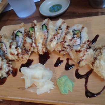 Manpuku - Deep fried cali roll, beautiful display! - Japanese Near Me - Berkeley, California