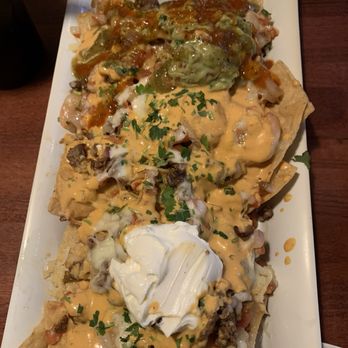 Del Mar Grill & Cantina - Surf 'n Turf Nachos - Mexican Near Me - Yucaipa, California Del Mar Grill & Cantina - Surf 'n Turf Nachos - Mexican Near Me - Yucaipa, California
