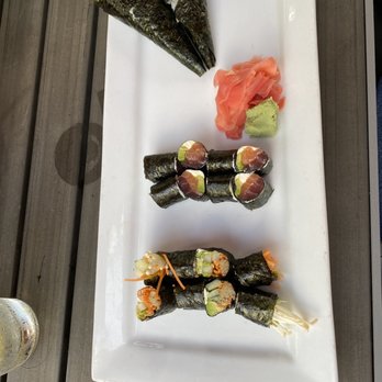 Sushi Alive - Buddha's delight (without rice), Florida roll (without rice), spicy tuna hand roll, spicy salmon hand roll - Sushi Bars Near Me - Tampa, Florida Sushi Alive - Buddha's delight (without rice), Florida roll (without rice), spicy tuna hand roll, spicy salmon hand roll - Sushi Bars Near Me - Tampa, Florida