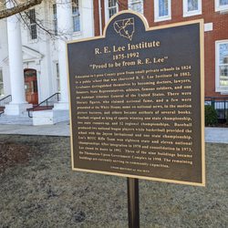R E Lee Institute - R. E. Lee Institute Historical Marker, Thomaston