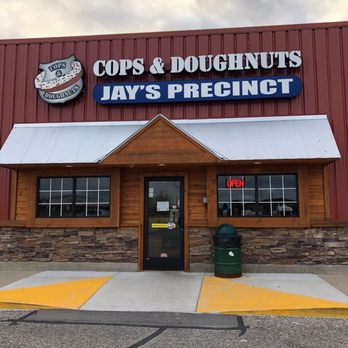 Cops & Doughnuts - Jays Precinct - entrance - Coffee & Tea Near Me - Gaylord, Michigan Cops & Doughnuts - Jays Precinct - entrance - Coffee & Tea Near Me - Gaylord, Michigan