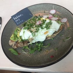 Laine, My Love - Avocado toast with add-on egg