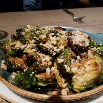 Herringbone Waikiki - mac nut brussel sprouts - Seafood Near Me - Honolulu, Hawaii