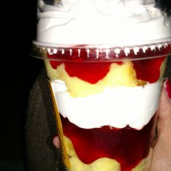 Giant Food - They have the best treats like this Strawberry parfait for $3.29.