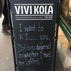 Vicafé Bellevue - Spruch des Tages