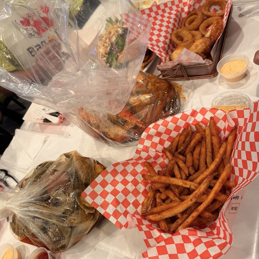 Bag O' Crab - Fries were bomb - Seafood Near Me - Montebello, California