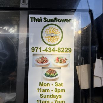 Thai Sunflowers - You can call ahead to order - Noodles Near Me - Portland, Oregon Thai Sunflowers - You can call ahead to order - Noodles Near Me - Portland, Oregon