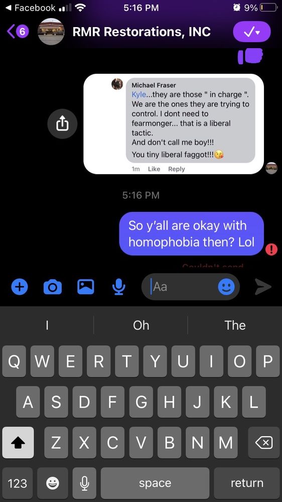 RMR RESTORATIONS Updated September 2024 265A Proctor Hill Rd