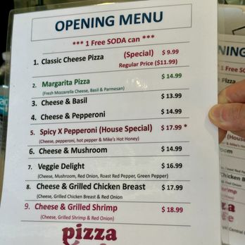 Pizza X Cafe - Menu - Pizza Near Me - Palisades Park, New Jersey