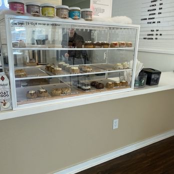 Dough’d Up - Donut case and menu - Bakeries Near Me - Fort Worth, Texas Dough’d Up - Donut case and menu - Bakeries Near Me - Fort Worth, Texas