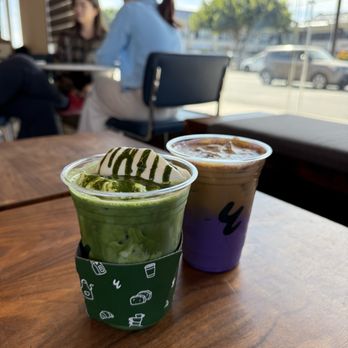 Yeems Coffee - Vienna Matcha & Ice Ube Buttercream Latte - Coffee & Tea Near Me - Gardena, California Yeems Coffee - Vienna Matcha & Ice Ube Buttercream Latte - Coffee & Tea Near Me - Gardena, California