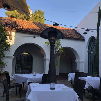 Wine Cask - Courtyard setting - New American Near Me - Santa Barbara, California Wine Cask - Courtyard setting - New American Near Me - Santa Barbara, California