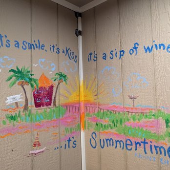 The Surfing Pig - Some bathroom art thought it was cute - Seafood Near Me - North Wildwood, New Jersey The Surfing Pig - Some bathroom art thought it was cute - Seafood Near Me - North Wildwood, New Jersey
