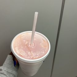 Mango Man - Large smoothie:  Strawberries  Pineapple  Mango Kiwi Peaches  Watermelon