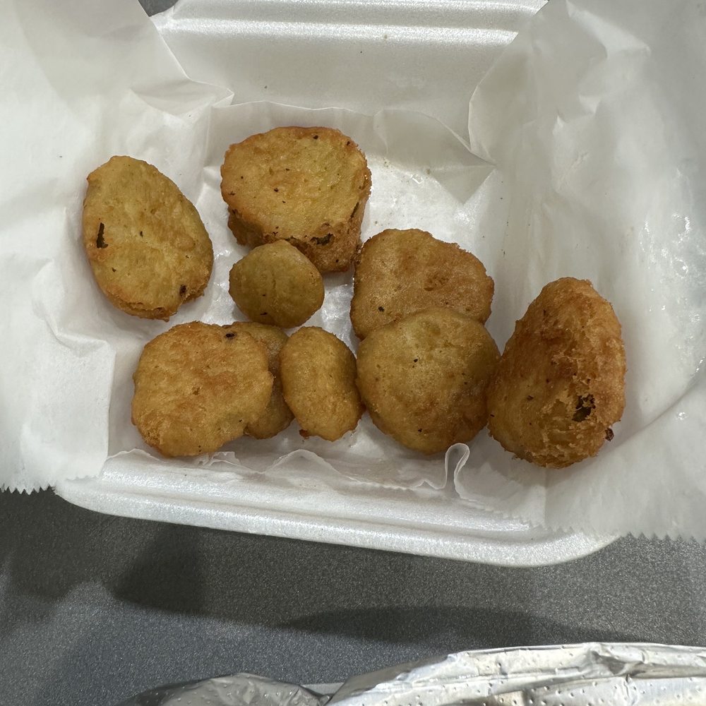 Greens And Grill - This is the order of fried pickles, I think it was $6, super disappointing - Salad Near Me - Las Vegas, Nevada Greens And Grill - This is the order of fried pickles, I think it was $6, super disappointing - Salad Near Me - Las Vegas, Nevada