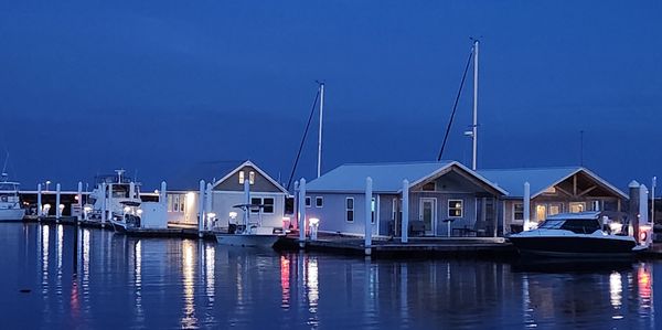 The Houseboats of Seville Harbour by null