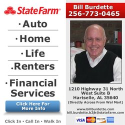 Bill Burdette - State Farm Insurance Agent - Ad powered by: YPC Media