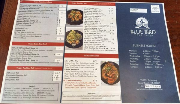 Menu photo 8 Bluebird Haus Sushi Long Beach, CA