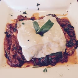 #35: Manicotti - spinach and ground beef.