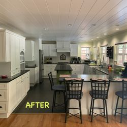 Native Design Painting - Kitchen after.