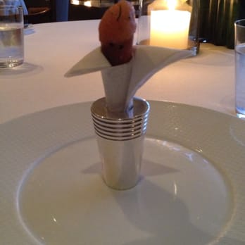 Per Se - Salmon coronet - sets the tone for everything that's about to come - French Near Me - New York, New York Per Se - Salmon coronet - sets the tone for everything that's about to come - French Near Me - New York, New York