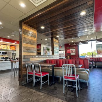 Arby's - A portion of the dine-area, counter, and styling - Fast Food Near Me - Buena Park, California